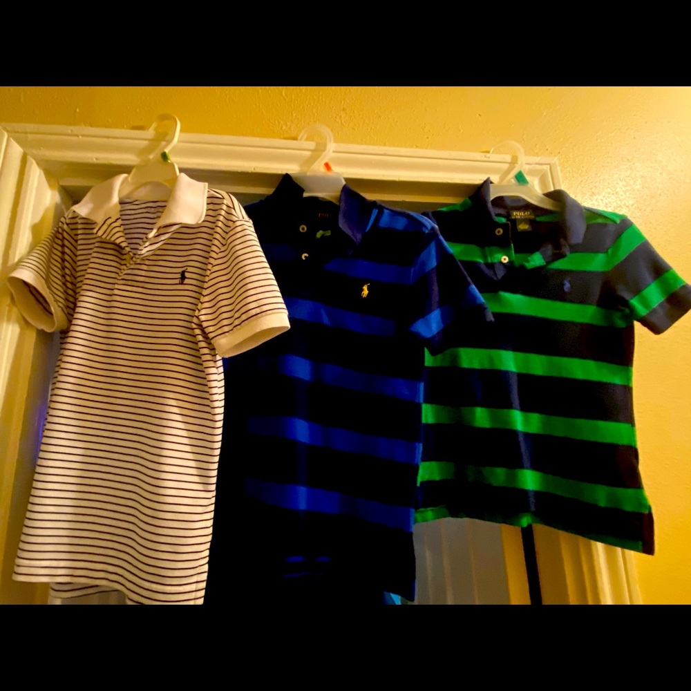 3 Ralph Lauren Polo Collar Shirts - Boys